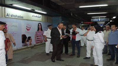 ضبط 189 بائعًا متجولًا بمحطات المترو والسكك الحديد خلال 24 ساعة