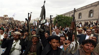 مظاهرات حوثية أمام مقر إقامة المبعوث الأممي في صنعاء