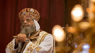 البابا تواضروس يستقبل رئيس مجلس الشيوخ الفرنسي