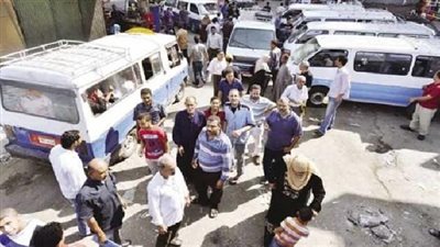 اضرابات من سائقي الدقهلية وتزمر الركاب بسبب الزيادة في تعريفة النقل 