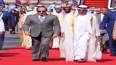 السيسي يستقبل الشيخ محمد بن زايد آل نهيان ولي عهد أبو ظبي