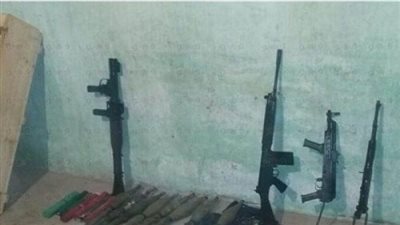 الداخلية تضبط مخزنين للأسلحة الثقيلة بالفيوم قبل 11/11