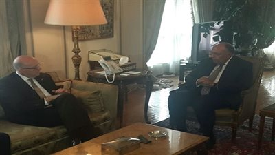 وزير الخارجية يستقبل الكسندر رضوان عضو البرلمان الألماني