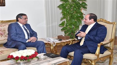 السيسي يستقبل السيد وزير الكهرباء العراقي