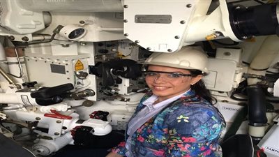 بالصور.. سيلفيا نبيل تشارك في زيارة وفد 