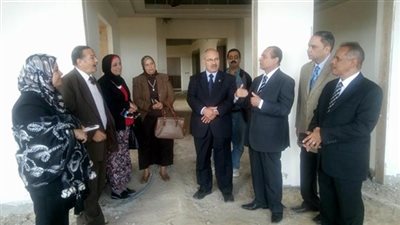 عمداء كليات التربية يزورون جامعة الإسكندرية فرع مطروح