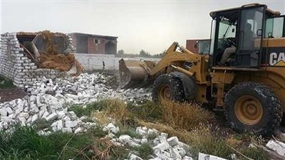 إزالة 46 حالة تعدٍ على الأرض الزراعية بأبشواى بالفيوم