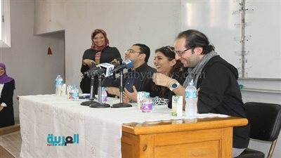 بالصور.. فاعليات ندوة إعلام حلوان بحضور مقدم برنامج 