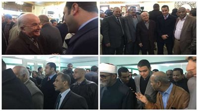 أحمد علي يشارك في افتتاح المجمع الطبي 