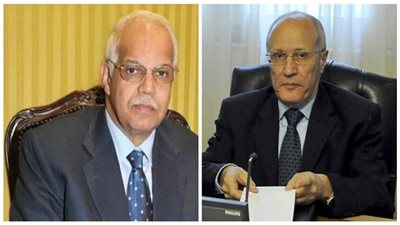 وزيرا الانتاج الحربي والنقل يقدمان العزاء فى زوجة محمد صبحي