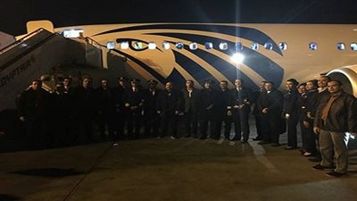 بالصور.. مصر للطيران تستقبل أولى طائراتها بوينج 