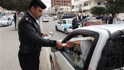 ضبط 6739 مخالفة مرورية بشوارع الجيزة