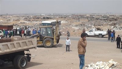 إزالة 15 حالة تعدٍ على الآثار وأراضي الدولة في برج العرب