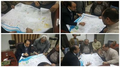 خالد عبد العزيز يلتقى رئيس حي دار السلام لمتابعة الخطة الاستثمارية للرصف بالدائرة 