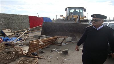 شرطة المرافق بالجيزة تشن حملة مكبرة بـ4 مناطق