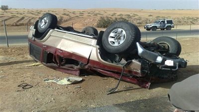 مصرع شخص وإصابة 7 بحوادث سير في الوادي الجديد والبحيرة