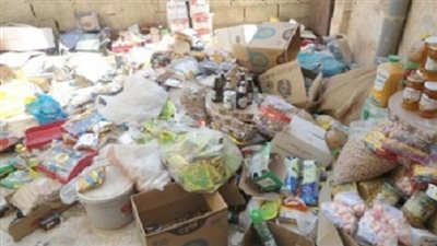 ضبط 275 طن مواد غذائية فاسدة في الجيزة