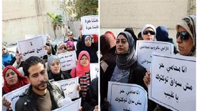 وقفة المحامين تنتهى باعتصام داخل مبنى النقابة