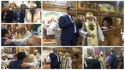 أحمد علي يزور كنائس المرج وعزبة النخل للتهنئة بعيد الميلاد