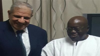 محلب يشارك في مراسم تنصيب الرئيس الغاني الجديد