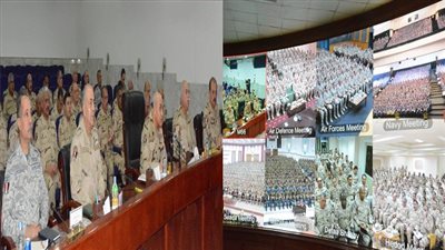 وزير الدفاع فى لقاء مقاتلى الأفرع الرئيسية: نسعى لامتلاك أحدث نظم التسليح