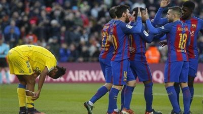 برشلونة يفوز على لاس بالماس بخماسية في الدوري الإسباني