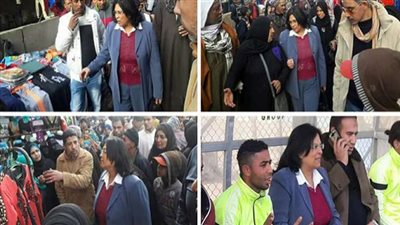 مني جاب الله تتواصل مع المسؤولين لمنع نقل سوق الأحد بمنشأة ناصر والجمالية