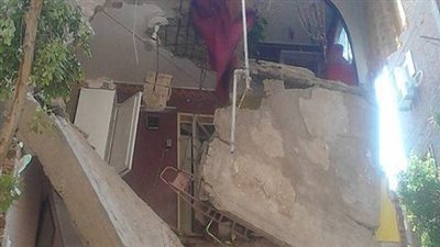 العناية الإلهية تنقذ سكان عقار بالسلام بعد سقوط برج 
