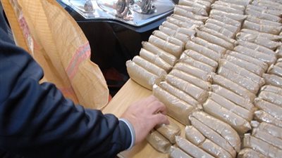 ضبط 50 قطعة حشيش و15 لفافة هيروين في المنوفية