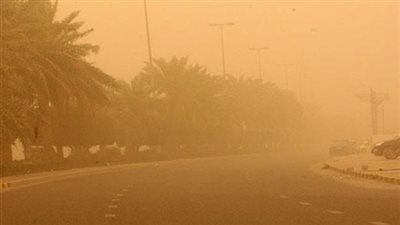 الوادي الجديد تتعرض لعواصف ترابية شديدة