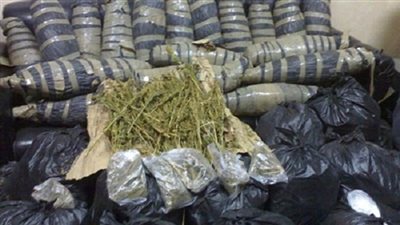 ضبط تاجر مخدرات بحوزته 3 كيلو بانجو بقنا