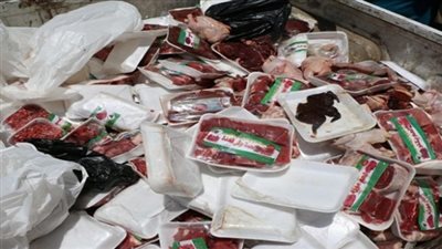 الزراعة: ضبط 31 طن و745 لحوم ودواجن فاسدة بالجيزة