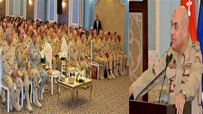 الفريق أول صدقى صبحى القائد العام للقوات المسلحة يلتقى برجال حرس الحدود