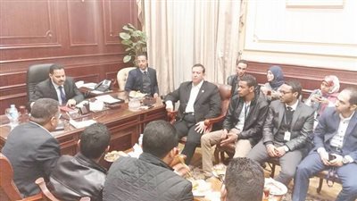 بالصور..مستقبل وطن يلتقي وفدًا من الطلبة المتفوقين بجامعة جنوب الوادي