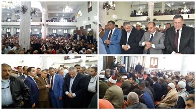 أحمد سليمان خليل ووزير التنمية المحلية يفتتحان مسجد الإخلاص بكوم حمادة