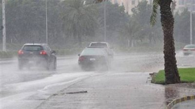 الأمطار الغزيرة تربك حركة المرور بالقليوبية