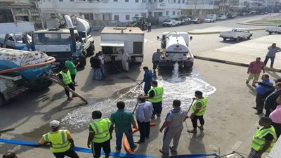 استنفار بمجالس المدن لمواجهة الأمطار بدمياط