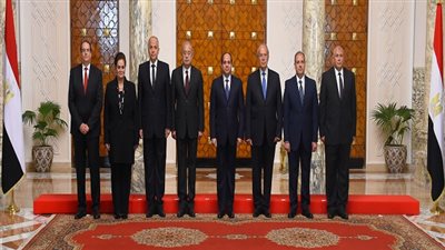 السيسي يشهد أداء تسعة وزراء وخمسة محافظين وأربعة نواب للوزراء جُدد اليمين الدستورية
