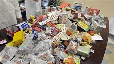 إحباط تهريب أدوية بــ116 ألف جنيه ببرج العرب
