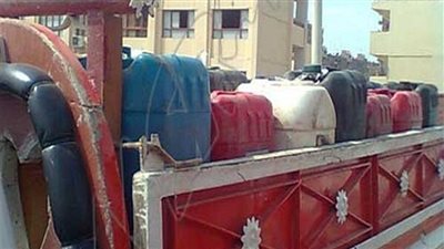 ضبط محطة لتمويل السيارات بالعاشر من رمضان تبيع السولار فى السوق السوداء