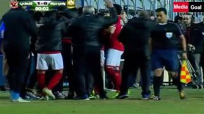 بالفيديو.. رأسية عمرو جمال تجلب الفوز للأهلى امام وادى دجلة