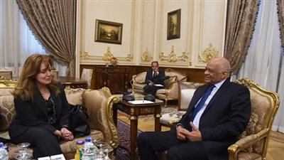 عبدالعال يستقبل سفيرة البرتغال بالقاهرة