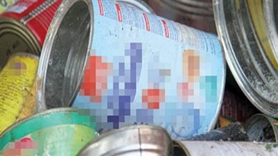 ضبط 7.5 طن لبن مجفف مجهول المصدر بالازبكية