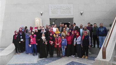 بالصور .. المؤتمر يزور المتحف القومى والمركز الاستكشافي بالسويس للترويج للسياحة ‏‫
