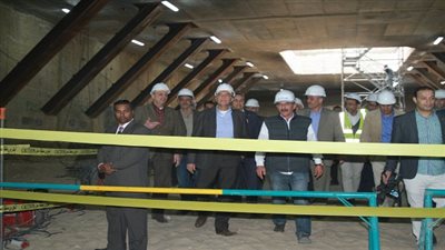 بالصور.. وزير النقل يتابع أعمال تنفيذ المرحلة الرابعة للخط الثالث للمترو