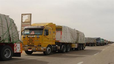 إضراب سائقي النقل المحمل بـ