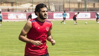 تدريبات مائية لمروان محسن في الأهلي