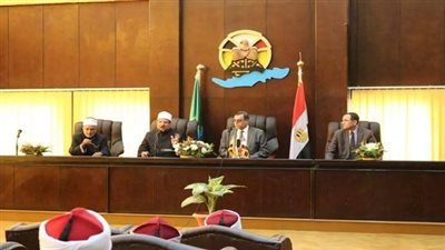 محافظ الفيوم يستقبل وزير الأوقاف ويجتمعان بقيادات الأوقاف وأئمة المساجد