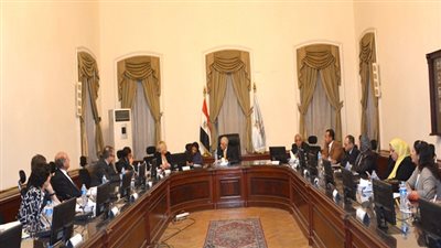 شوقى يلتقى وفد نواب مجلس الشيوخ الفرنسى لمناقشة أوجه التعاون بين البلدين