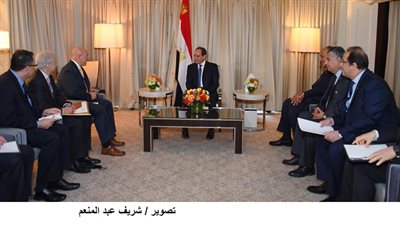 السيسي يستقبل مستشار الأمن القومي الأمريكي بمقر إقامته بواشنطن